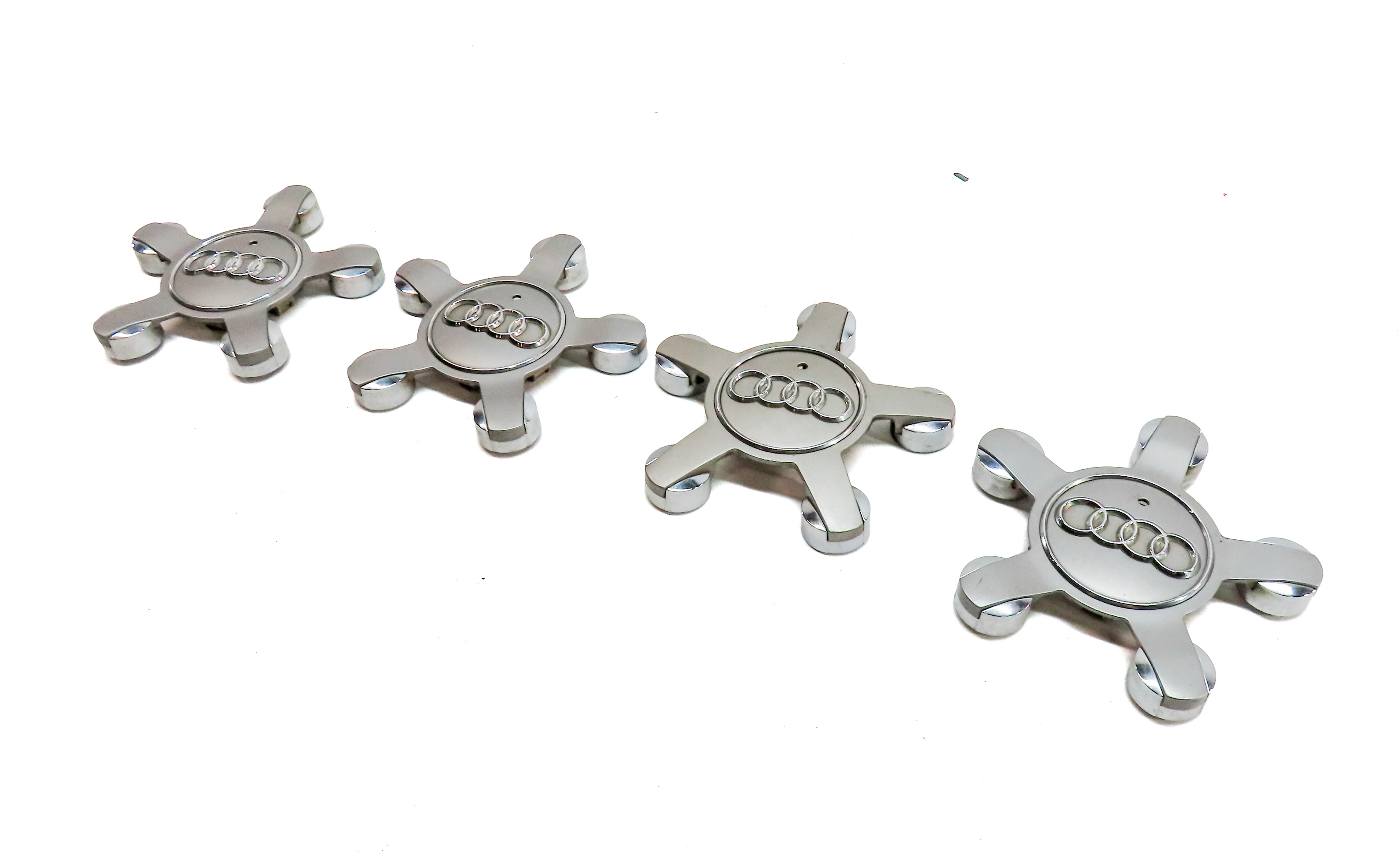 2015 AUDI Q3 (8U) WHEEL RIM CENTER LOGO EMBLEM CAP SET/4 — exact item pictured